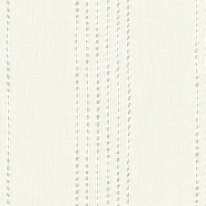 Schumacher Eleanor Sheer Stripe Cream Fabric Sample 55790