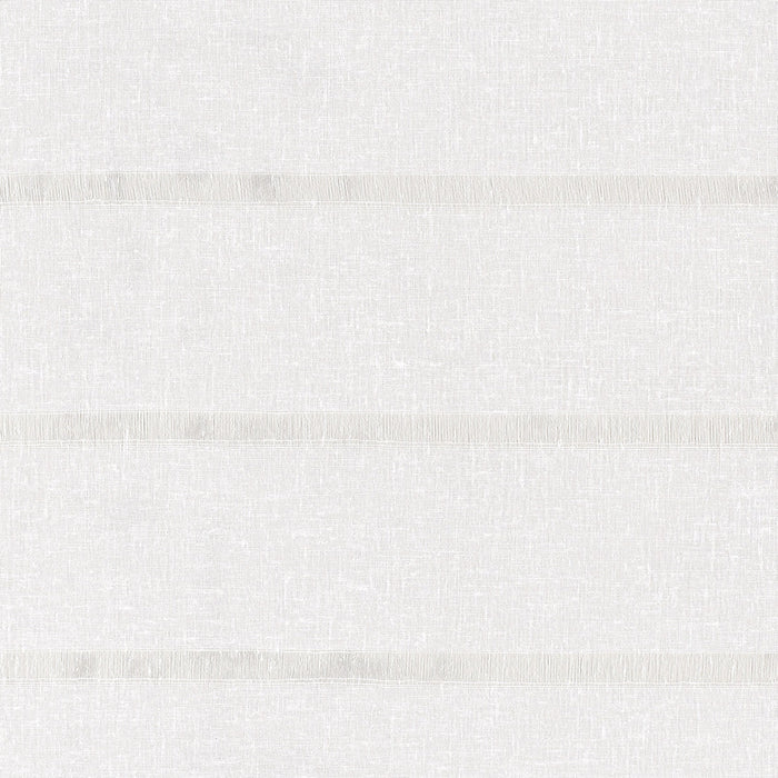 Schumacher Sophia Sheer Stripe Snow Fabric Sample 55880