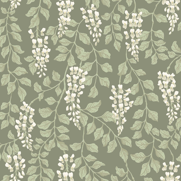 Schumacher Blaregn Sage Wallpaper 5710