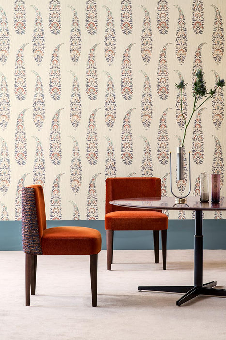 Pierre Frey Boteh Indigo Wallpaper FP533003