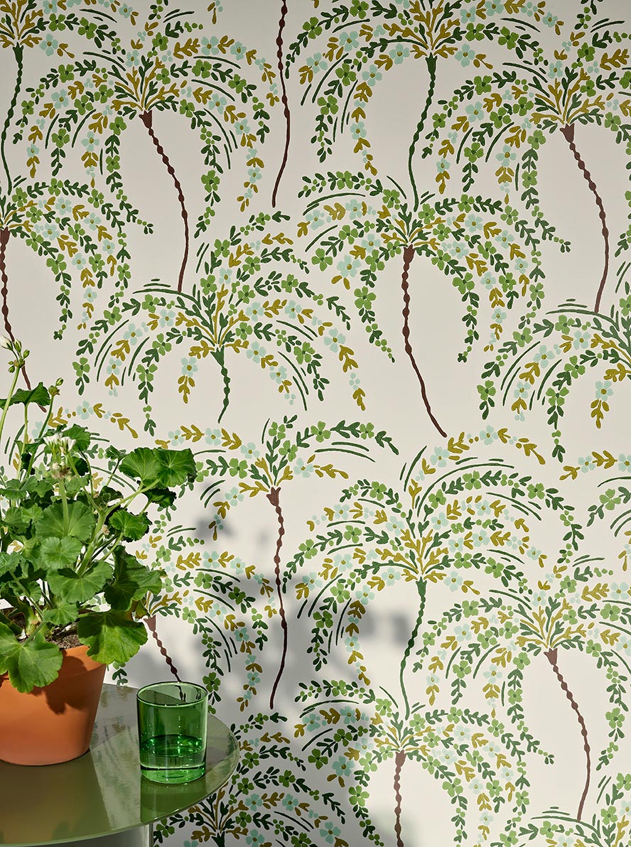 Pierre Frey La Palmeraie Creme Wallpaper FP858001