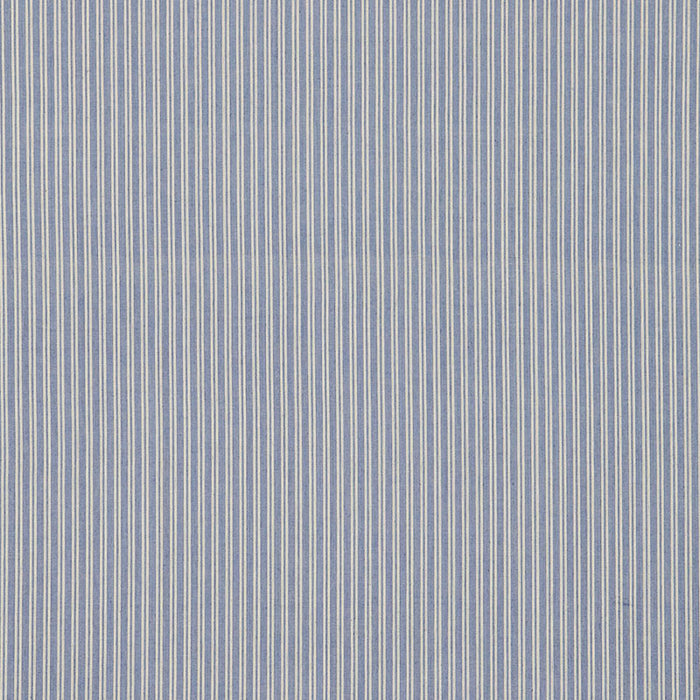 Schumacher Wellfleet Ticking Stripe Pacific Fabric Sample 60072