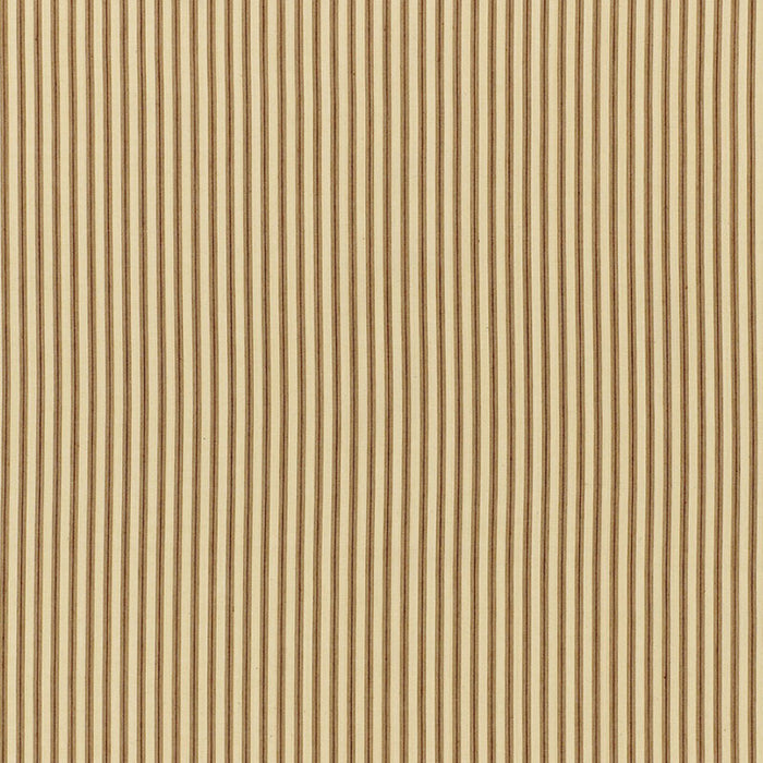 Schumacher Wellfleet Ticking Stripe Driftwood Fabric Sample 60078