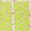 China Seas Lyford Trellis Lime Magenta Cream Fabric Sample 6020-09