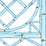 China Seas Lyford Trellis Light Blue French Blue Brown Wallpaper 6020W-10