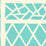 China Seas Trellis Background Turquoise Wallpaper Sample 6025-07OWP