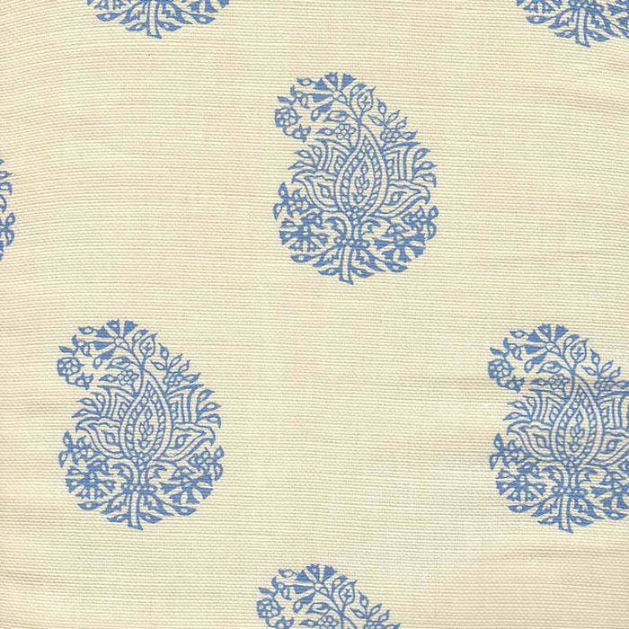 China Seas Bangalore Paisley French Blue Fabric 6040-01