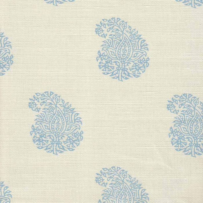 China Seas Bangalore Paisley New Blue Fabric Sample 6040-05