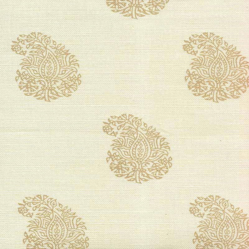 China Seas Bangalore Paisley Taupe Fabric 6040-06