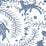 China Seas Cirebon French Blue Wallpaper Sample 608-210