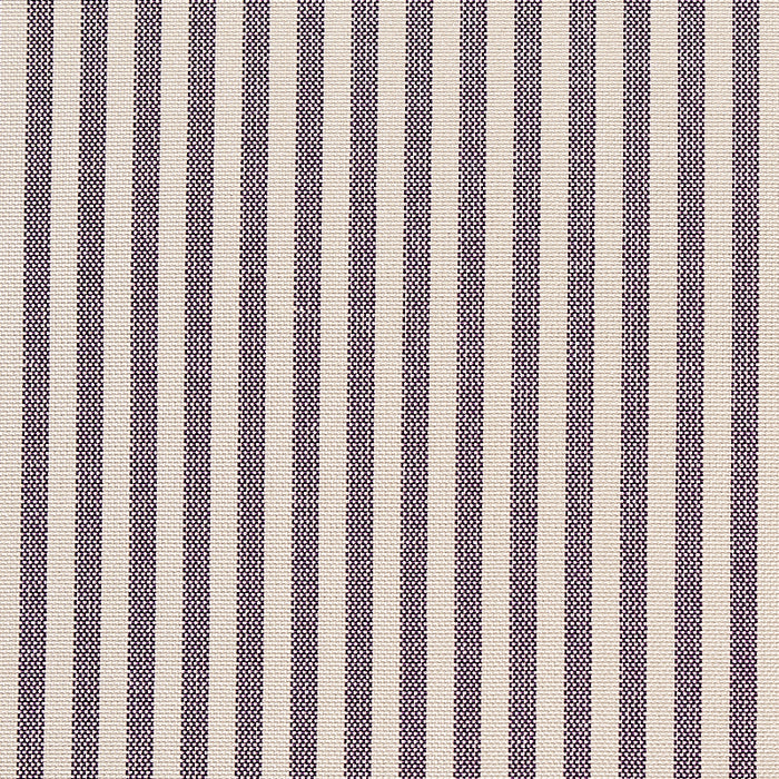 Schumacher Charee Silk Stripe Aubergine Fabric 60923