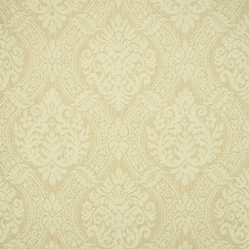 Schumacher Port Charl Chen Damask Cream Fabric 60980