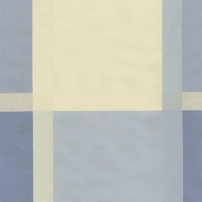 Schumacher Surat Silk Plaid Bluebell Fabric 61134