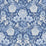 Schumacher Dahlia Garden Blue And White Wallpaper 6141