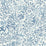 Schumacher Nocturne Blue And White Wallpaper 6145