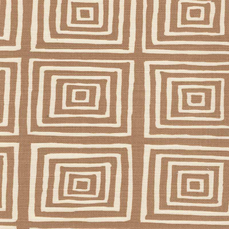 China Seas Ziggurat Reverse Camel Ii Fabric 6175-20