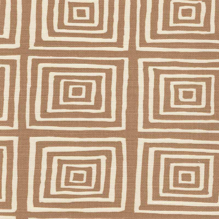 China Seas Ziggurat Reverse Camel Ii Fabric Sample 6175-20