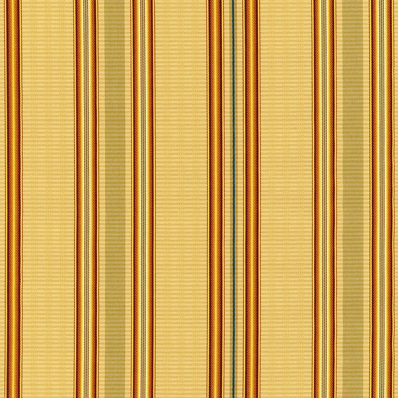 Schumacher Biella Silk Stripe Spice Fabric 62183