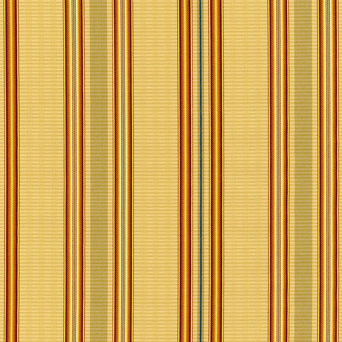 Schumacher Biella Silk Stripe Spice Fabric Sample 62183