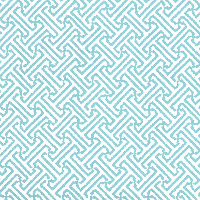 China Seas Java Petite Aqua Wallpaper Sample 622-25WP