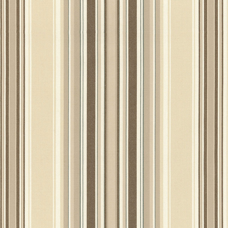 Schumacher Ridge Stripe Sand Fabric 62373