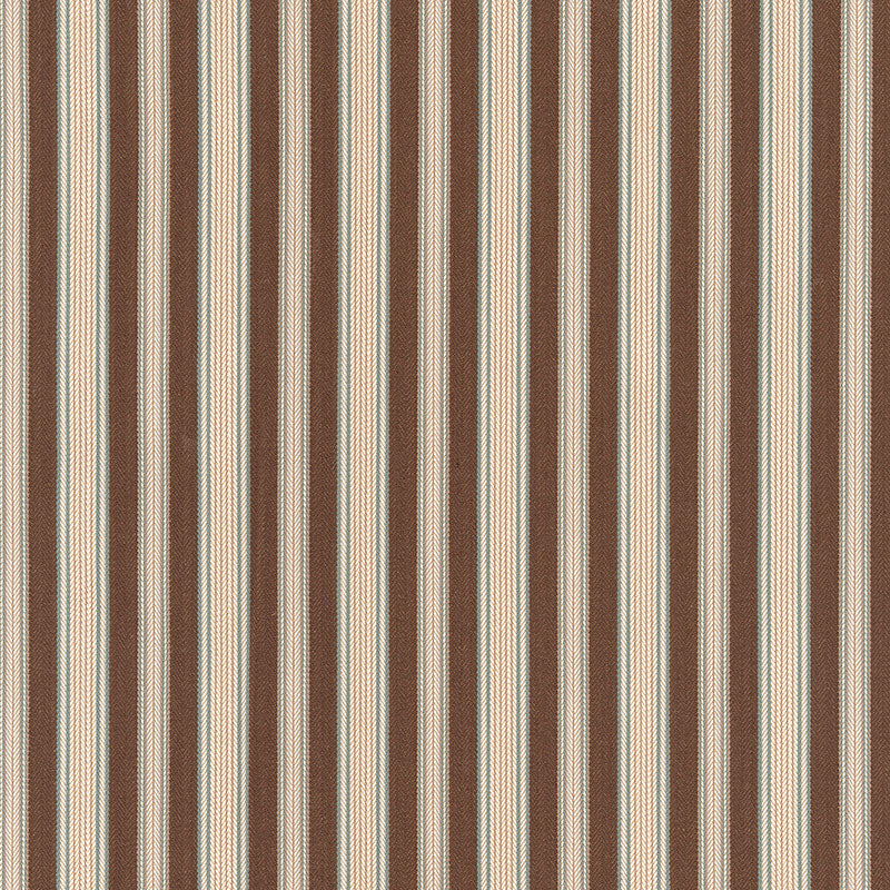 Schumacher Brook Stripe Bark Fabric 62473