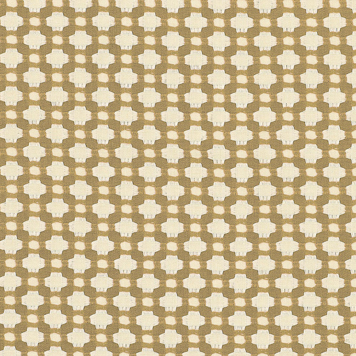 Schumacher Betwixt Biscuit/Ivory Fabric Sample 62616