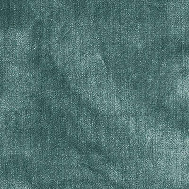 Schumacher Venetian Silk Velvet Peacock Fabric Sample 62740