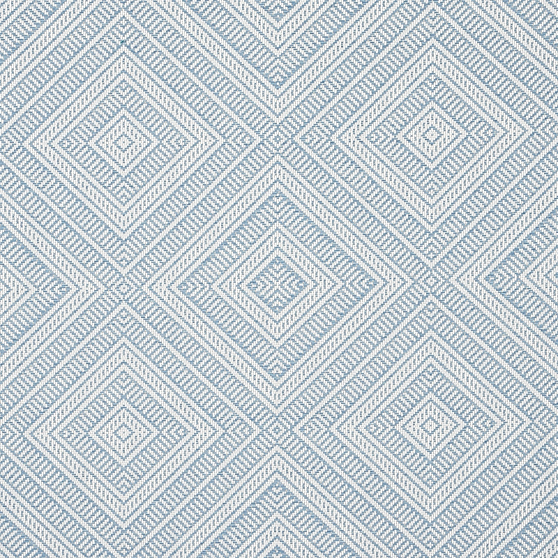 Schumacher Tortola Indoor/Outdoor Sky Fabric 62845