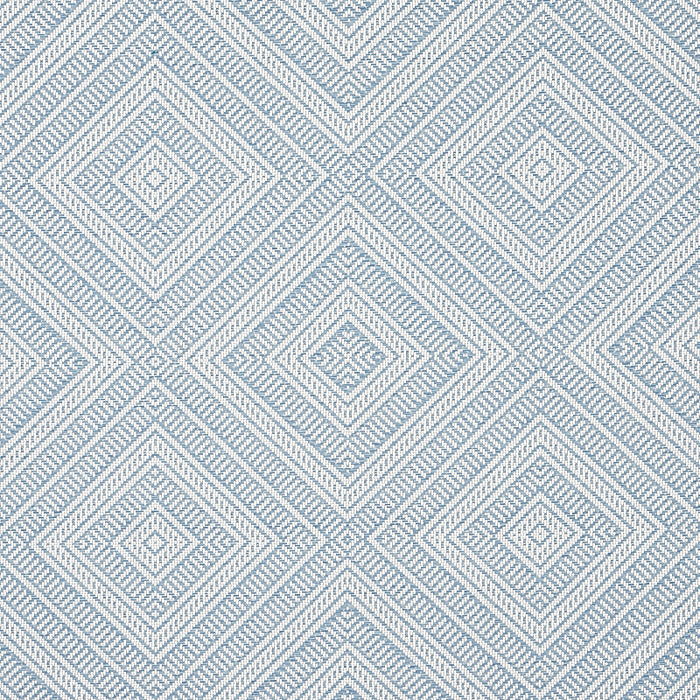 Schumacher Tortola Indoor/Outdoor Sky Fabric Sample 62845