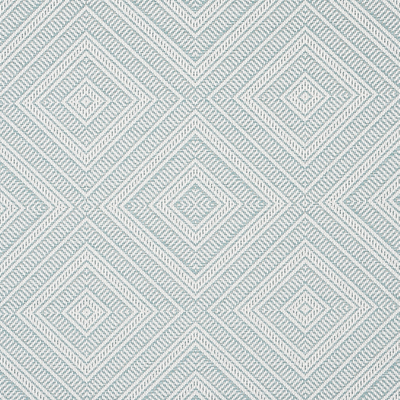 Schumacher Tortola Indoor/Outdoor Aqua Fabric 62846