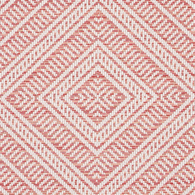 Schumacher Tortola Indoor/Outdoor Coral Fabric 62847