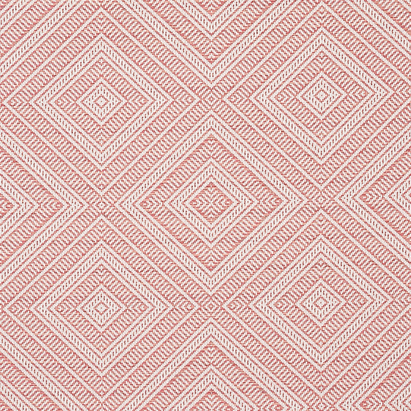 Schumacher Tortola Indoor/Outdoor Coral Fabric 62847