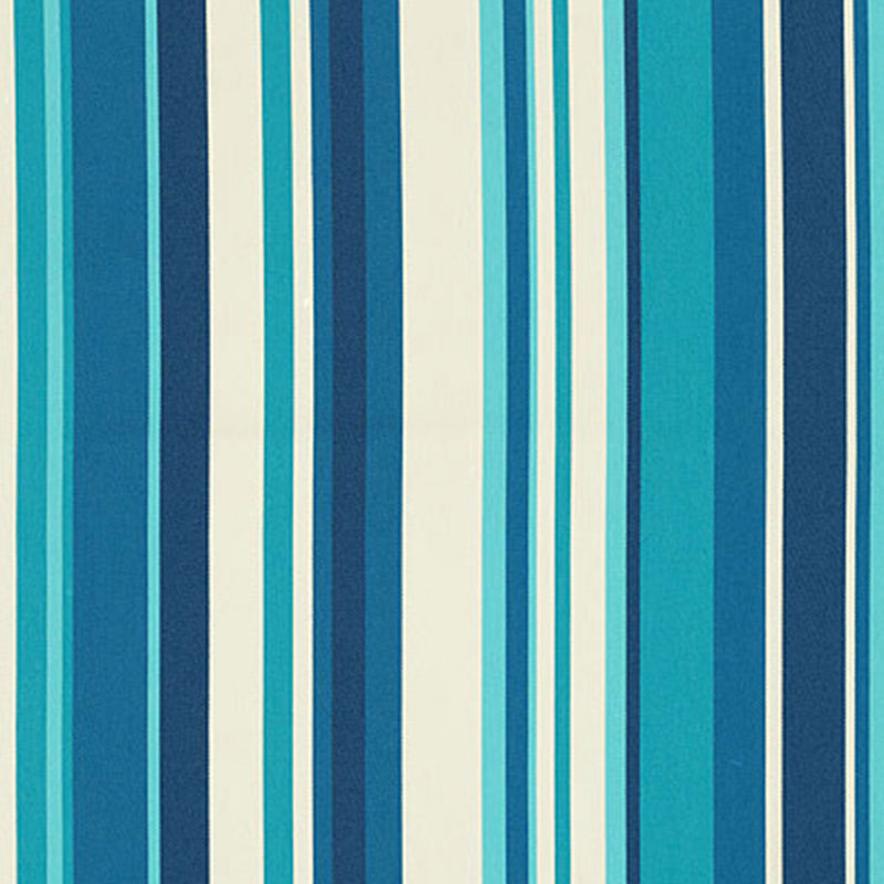 Schumacher Delray Stripe Indoor/Outdoor Marine Fabric 62891