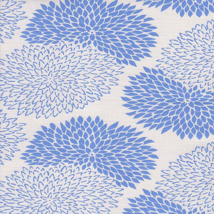 China Seas New Chrysanthemum French Blue Fabric Sample 6290-03