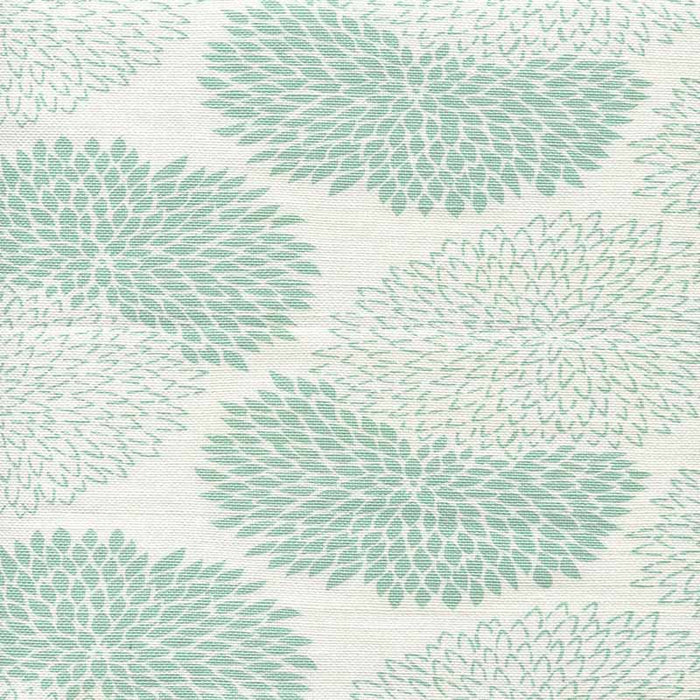 China Seas New Chrysanthemum Aqua Fabric Sample 6290-04