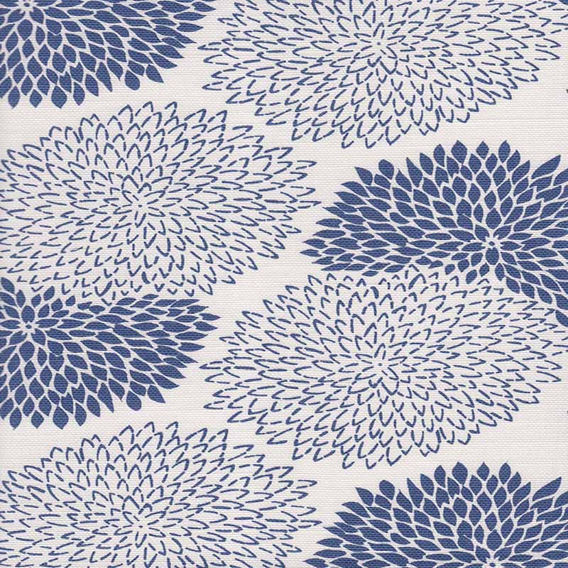 China Seas New Chrysanthemum Navy Fabric 6290-10