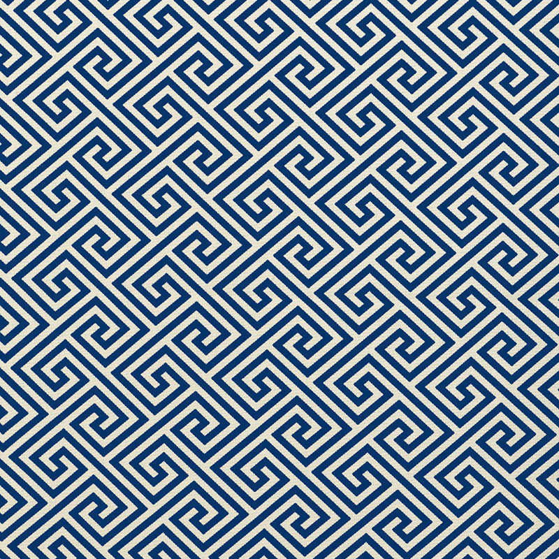 Schumacher St. Tropez Indoor/Outdoor Navy Fabric 62901