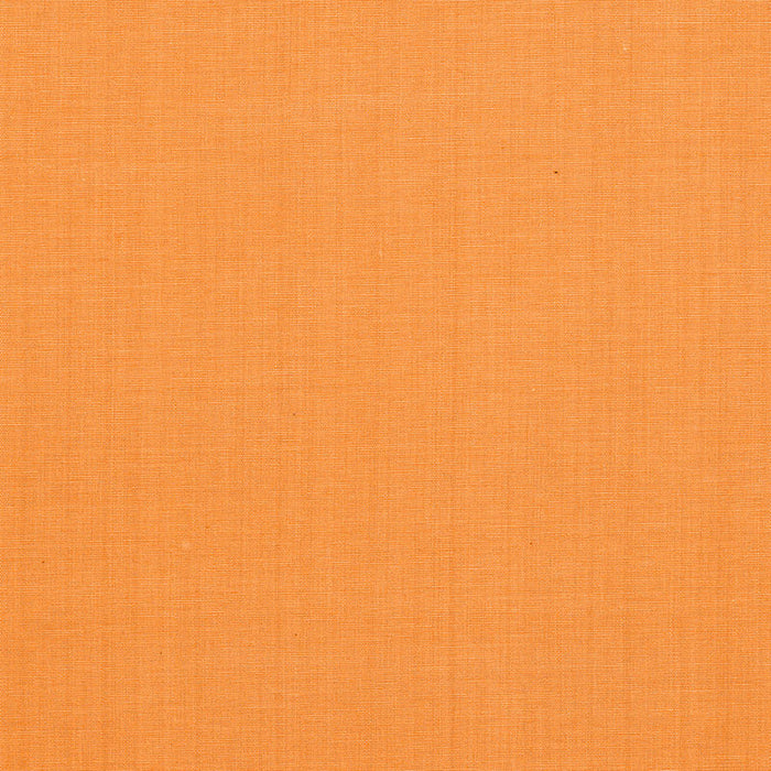 Schumacher Avery Cotton Plain Pumpkin Fabric Sample 62944