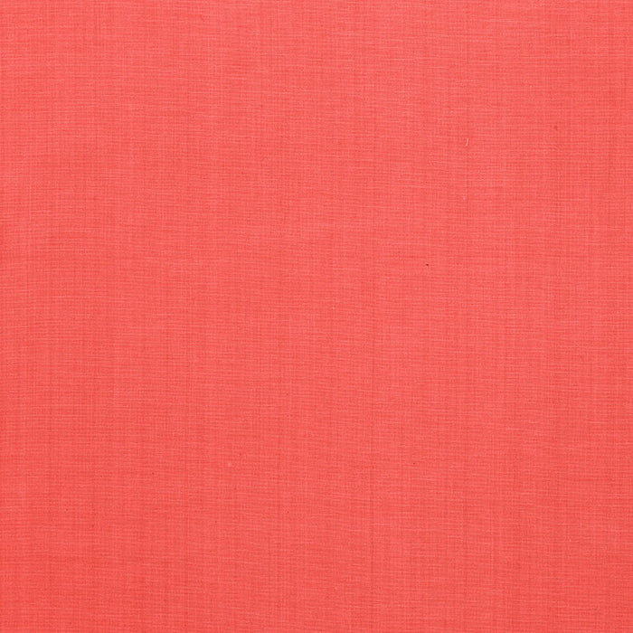 Schumacher Avery Cotton Plain Coral Fabric 62945