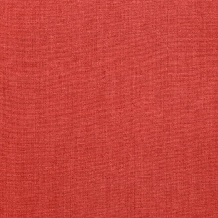 Schumacher Avery Cotton Plain Red Fabric Sample 62946