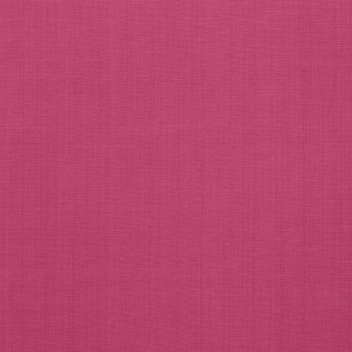 Schumacher Avery Cotton Plain Raspberry Fabric Sample 62947