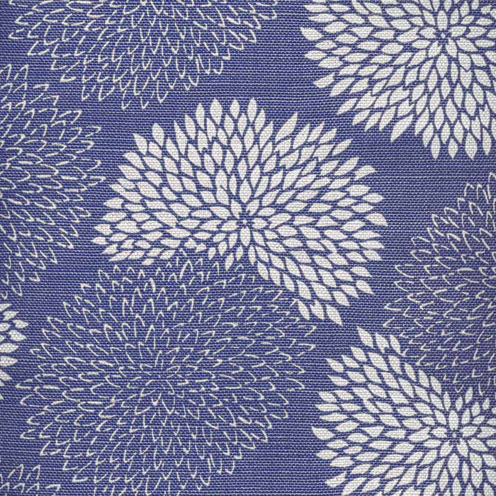 China Seas New Chrysanthemum Reverse Navy Fabric Sample 6295-10