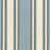 Schumacher Seneca Cotton Stripe Chambray/ Indigo Fabric Sample 62980