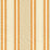 Schumacher Seneca Cotton Stripe Beige/Pumpkin Fabric Sample 62985