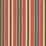 Schumacher Beacon Cotton Stripe Red/Java/Beige Fabric Sample 62994