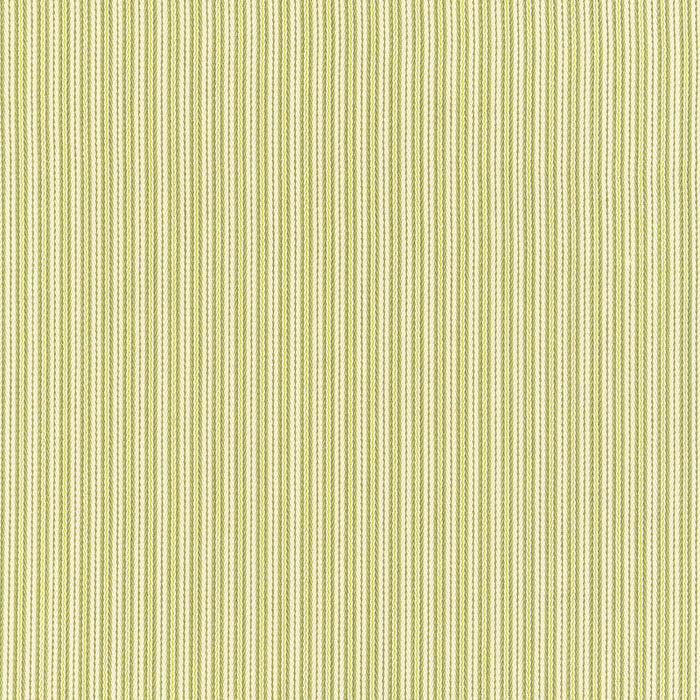 Schumacher Baker Cotton Stripe Ivory /Pear /Sage Fabric Sample 63001