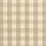 Schumacher Camden Cotton Check Beige Fabric Sample 63031