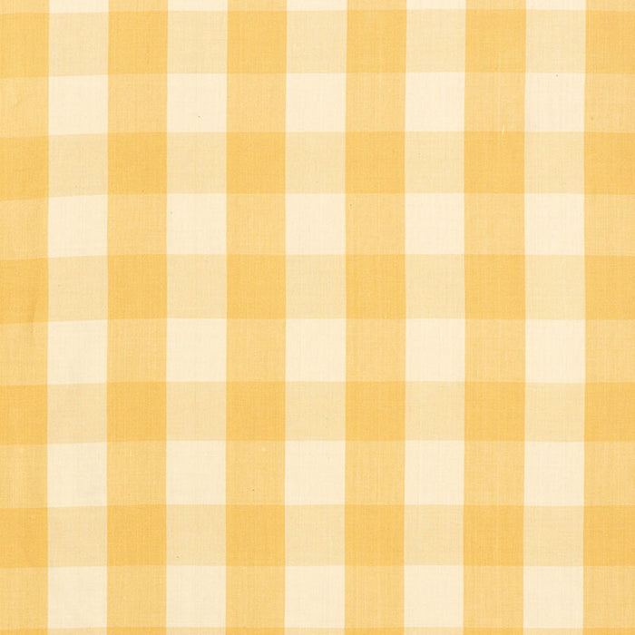 Schumacher Camden Cotton Check Straw Fabric 63032