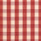 Schumacher Camden Cotton Check Red Fabric Sample 63034